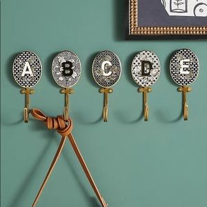 Anthropolgie Imogen Monogram Hook